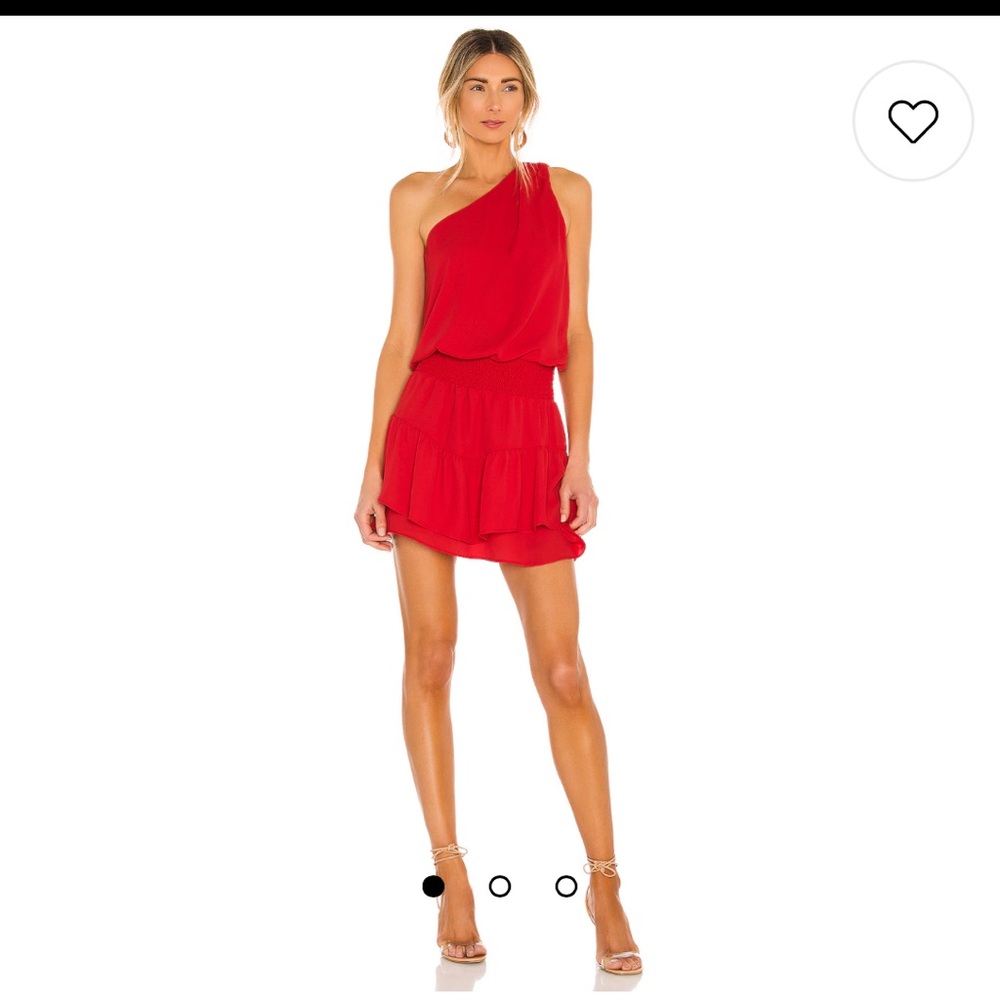 One Shoulder Ruffle Mini- krisa